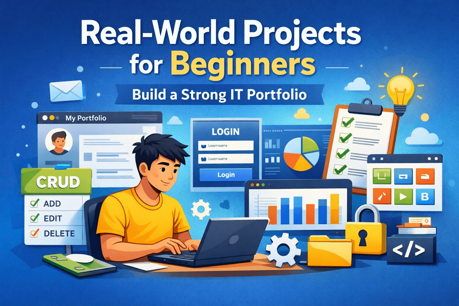 Real-World Projects for Beginners to Build a Strong IT Portfolio